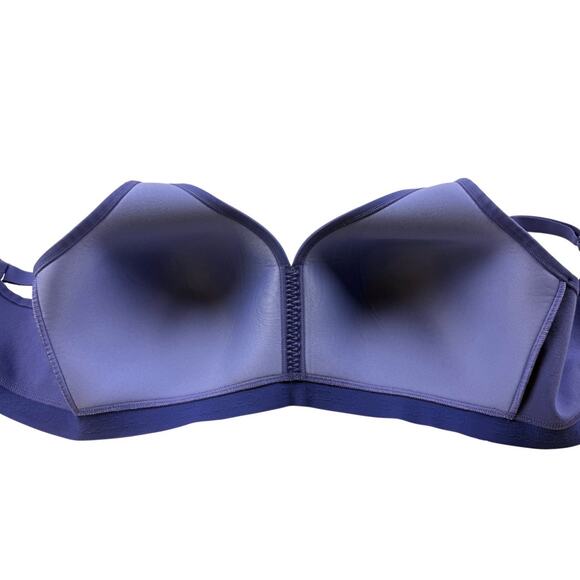 Lane Bryant Cacique Bra 48B Cotton Collection Lightly Lined No Wire Lavender - Picture 6 of 9